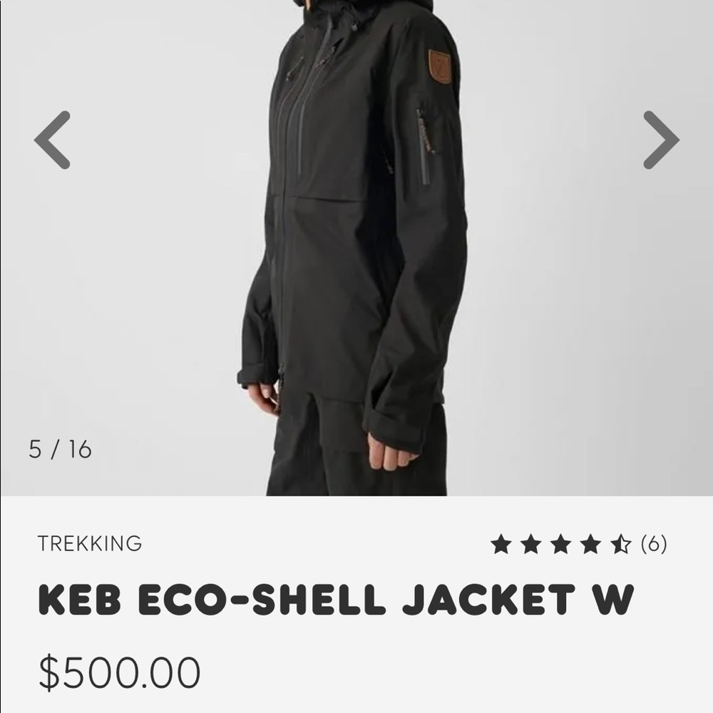 Fjallraven Keb eco-shell jacket
